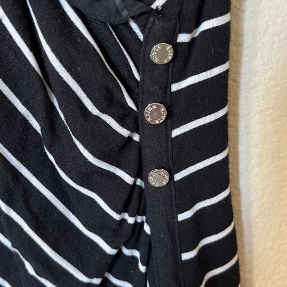 White|Black House Market Black and White Stripe top - Picture 3 of 5